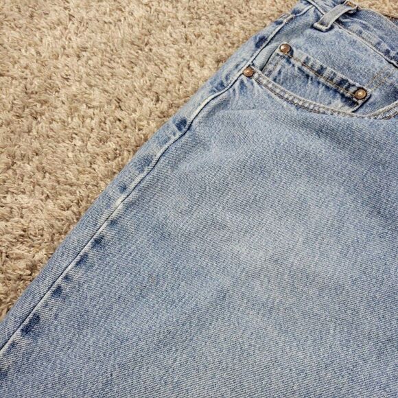 Vintage Levis 545 Jeans Mens 42x32 Blue Denim Loose Fit Tapered Medium Wash - Picture 3 of 13